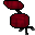 red cushioned chair