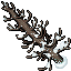 snowy dead tree