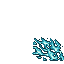 Fire Blue Curtain