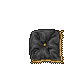 Black Square Pillow