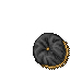 Black Circle Pillow