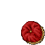 Red Circle Pillow