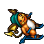 Skier Raichu Decoration